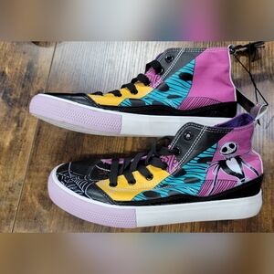Disney Nightmare Before Christmas High-Top Sneakers Size 7.5 NWT